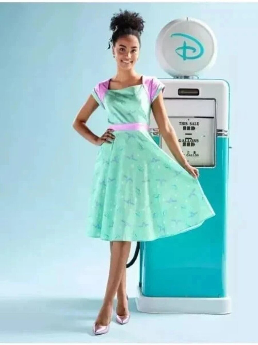 NWT Disney Parks The Dress Shop Flo's V-8 Cars Cafe Dress